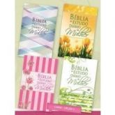 Bíblia de estudo diário da Mulher com 4 capas para trocar